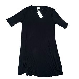 NWT GREIGE Black 3/4” Sleeve Dress Size L